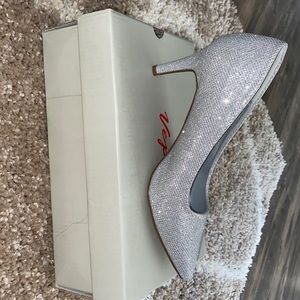 Silver heels